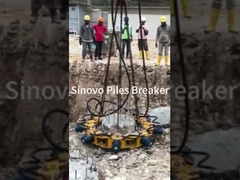 การทำงานของเครื่องทุบเสาเข็มไฮดรอลิก