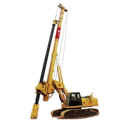 TR160D เครื่องตอกเสาเข็มไฮดรอลิกอัตโนมัติขนาดใหญ่ประสิทธิภาพการทำงานสูงพร้อมความลึกของเสาเข็ม 50 เมตร