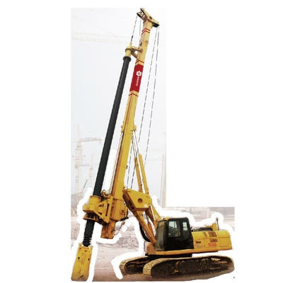 ความจุรอกสูงสุดราคาต่ำ 180 kN.m แท่นขุดเจาะแบบโรตารี่พร้อมฐาน CAT Base Carrier ความลึกสูงสุดในการเจาะ 57.5m