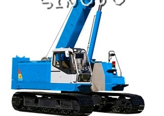 SQ250A เครนตีนตะขาบแขนยืดไสลด์ไฮดรอลิกสำหรับตอกเสาเข็ม 1.79 รอบต่อนาที ความเร็วในการยก 3 ม. ช่วงการยก