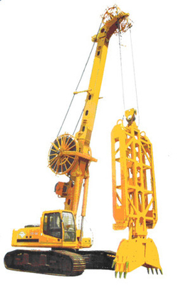 เครื่องเจาะผนังไดอะแฟรม TG42 261kw ความลึกของร่องลึก 80m สำหรับระบบกักเก็บผนังรากฐานถาวร