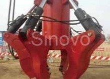 เครื่องตอกเสาเข็มไฮดรอลิกประเภทปะการังรับสีตามสั่งรับประกัน 1 ปี
