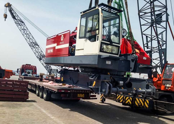 ขายรถเครนตีนตะขาบไฮดรอลิค CQUY55B 52Ton Lattice Boom Crane