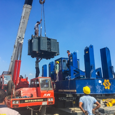 320tf 60kw 6.8m / นาทีเครื่องตอกเสาเข็มไฮดรอลิก